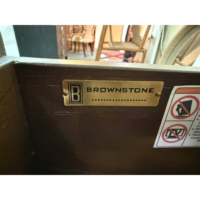 Brownstone Dalton Nightstand, Lucite For Sale - Image 11 of 11