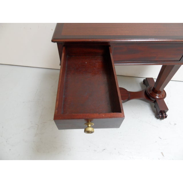 Antique Georgian Mahogany Writing Table For Sale - Image 10 of 14