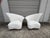 Pair Of Asymmetrical Channel Back Lounge Chairs Attributed To Grosfeld House. This stunning pair of Hollywood Regency...