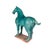 Large vintage turquoise color terracotta ceramic Tang style horse figure. Beautiful color and large scale make for an...