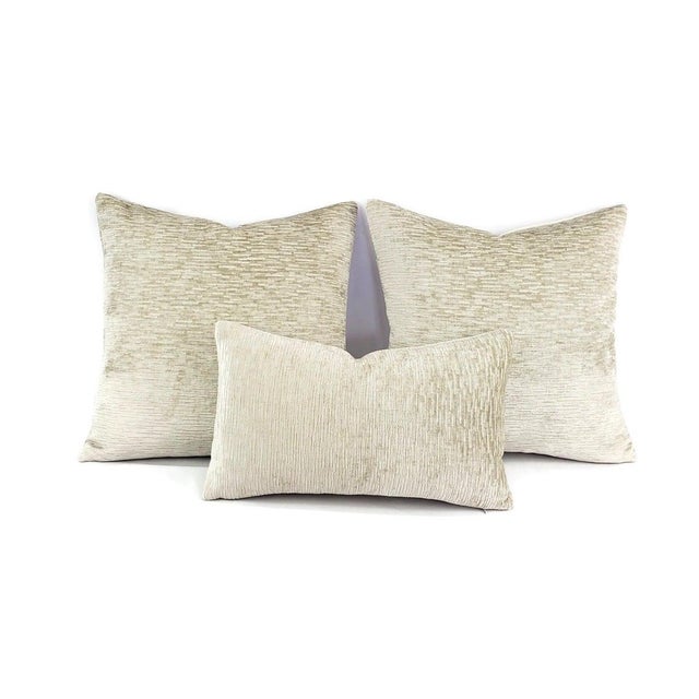 Not Yet Made - Made To Order Pindler Foreland in Dove Texture Chenille Pillow Cover For Sale - Image 5 of 7