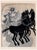 Georges Braque (1885-1954) Chariot with Three Horses Original Lithograph Year: 1955 Printer: Mourlot Frères for Tériade...