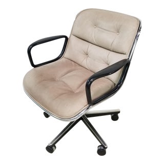1980s Vintage Knoll Charles Pollock Office Chair For Sale