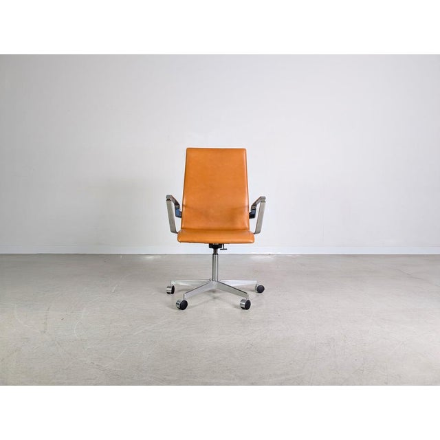 Mid-Century Modern Oxford Office Chair by Arne Jacobsen for Fritz Hansen For Sale - Image 3 of 13