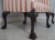 Vintage Upholstered Georgian Style Rolled Arm 6 Leg Loveseat For Sale In Philadelphia - Image 6 of 18