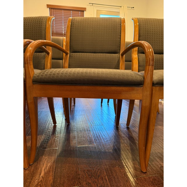 Wood 1990s Henredon Dining Chairs - Set of 6 For Sale - Image 7 of 15