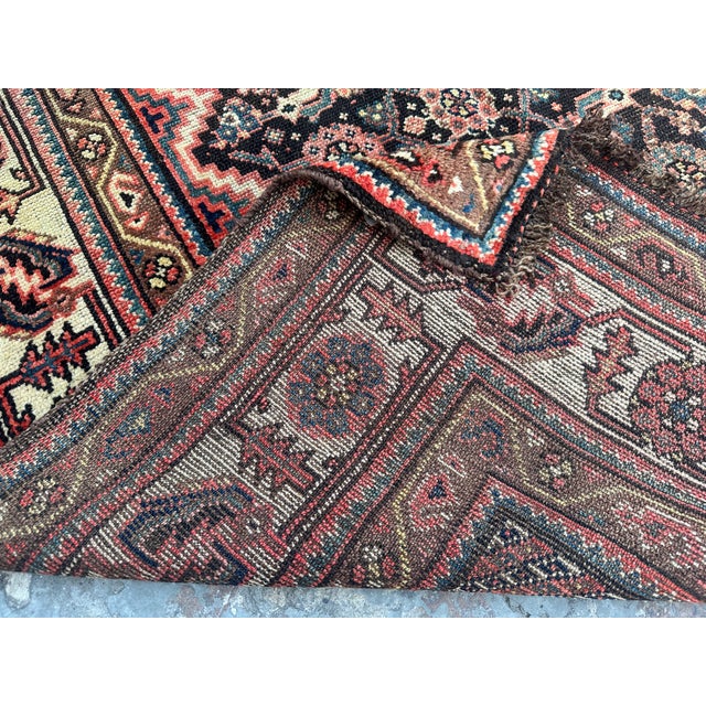 Textile Hand Knotted Antique Persian Runner Rug For Sale - Image 7 of 7