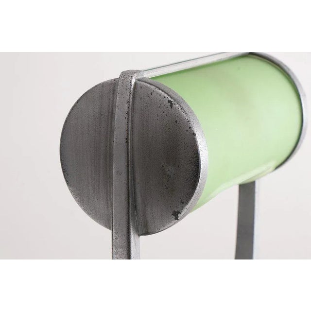 Glass British Art Deco Desk Lamp by Joseph Lucas, 1930s For Sale - Image 7 of 8