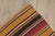 Orange 1970s Turkish Orange Striped Runner Rug For Sale - Image 8 of 13