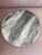 Round Gray /White Marble Lazy Susan/Serving Tray For Sale - Image 4 of 6