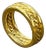 18 Karat Yellow Gold Classic Wide Wedding Band Ring For Sale