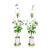 Pair of 1960s Italian Tole Floral Boutique Lamps For Sale