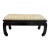 Late 20th Century Ming-Style Black Lacquer Bench For Sale