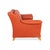 Red Two-Seater Leather Red Sofa Couch by Natuzzi For Sale - Image 8 of 9