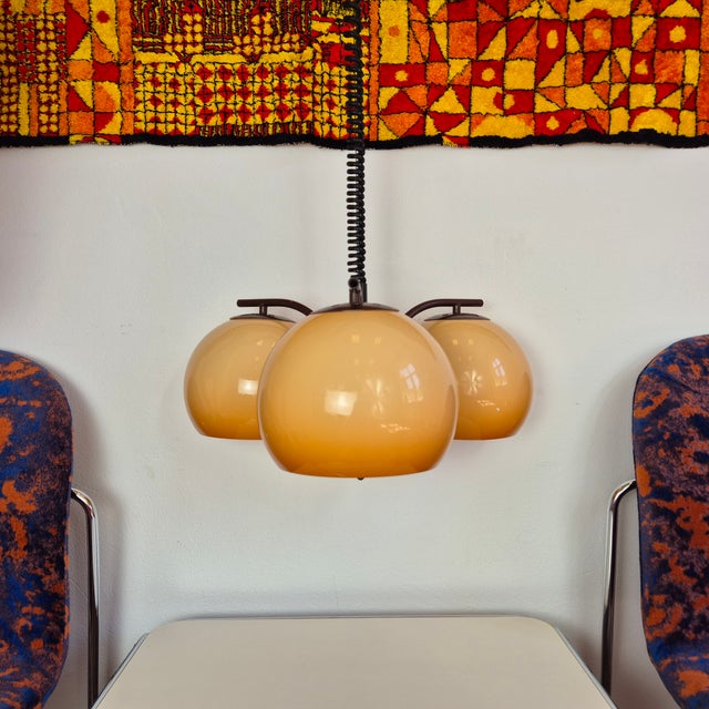 Space Age Hungarian Pendant Lamp from Szarvasi, 1960s For Sale - Image 4 of 13