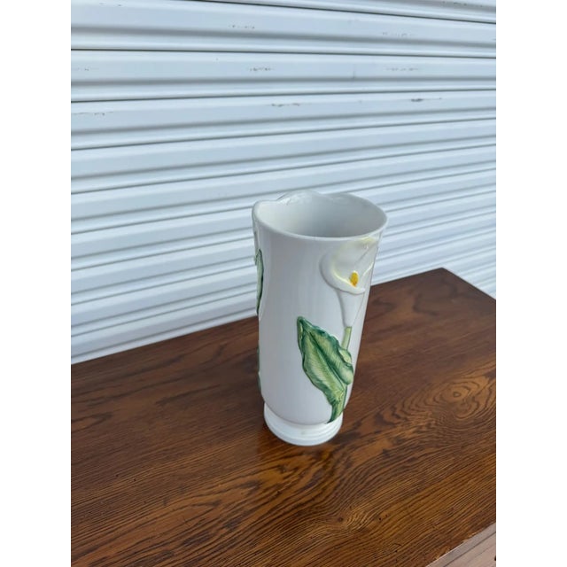 Early 20th Century Italian Majolica Floral Vase For Sale In Houston - Image 6 of 6