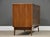 A mid century modern walnut six drawer dresser with sculpted pulls made by Lane Perception. Professionally refinished....