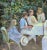 Impressionist Don Hatfield, "Family Reunion" Large original color serigraph, 1992 For Sale - Image 3 of 11