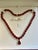 Art Deco Bochic "Capri" Vintage 120 Carat Plus Of Natural Ruby Necklace Set 18K Gold & Silver For Sale - Image 3 of 18