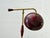 Table Lamp with Brass Arm and Lacquered Metal Shade, Italy, 1950s For Sale - Image 10 of 17