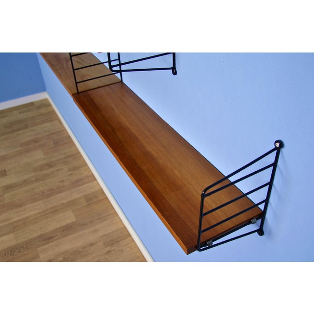 Wood Vintage Danish Wall System in Beech by Nisse Strinning for String, 1960s For Sale - Image 7 of 8