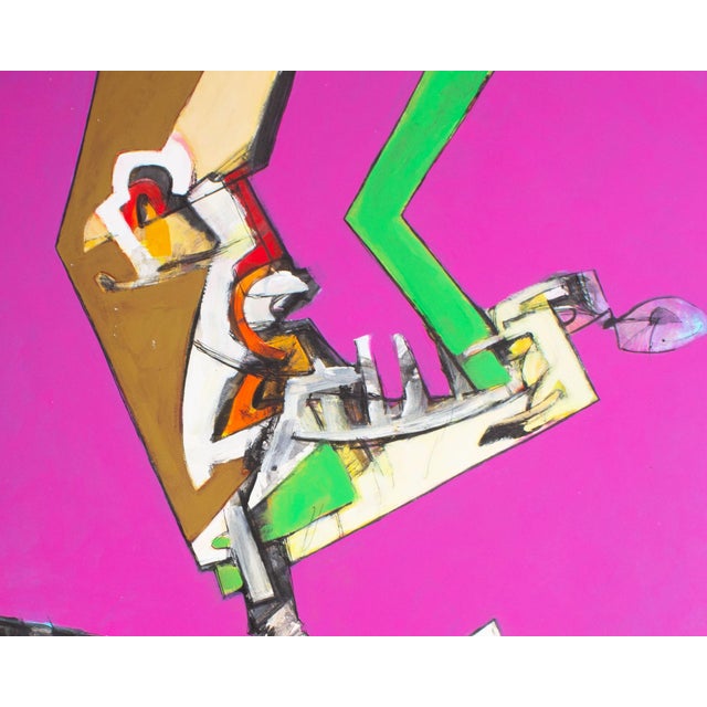 Abstract Acrylic Painting by James L. Bruch For Sale - Image 4 of 7