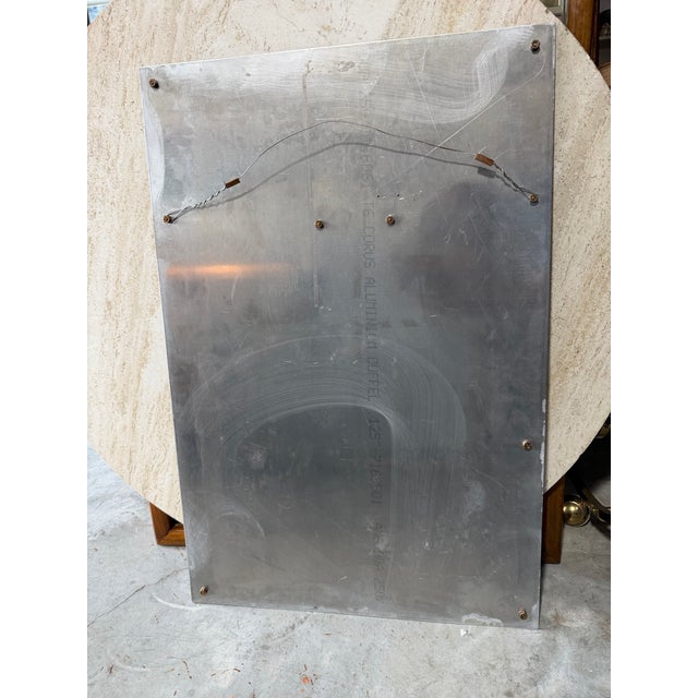 Vintage Mixed Media Metal Female Portrait Wall Art – Sculptural Painted Panel For Sale - Image 12 of 12