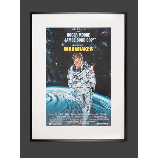 1970s Moonraker, Roger Moore, Movie Poster For Sale - Image 5 of 14