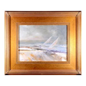 Howard Carr "Moving" Oil Painting on Linen