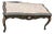 Vintage Painted Italian Venetian-Style Chinoiserie Low Coffee Table With Marble Top For Sale