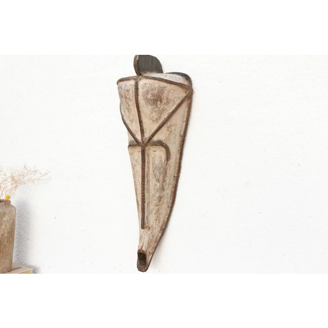Authentic Large Fang Mask With Ritual Ropework For Sale - Image 4 of 9