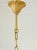 Small French Brass Chandelier in Amber Crystal, 1960s For Sale - Image 10 of 10