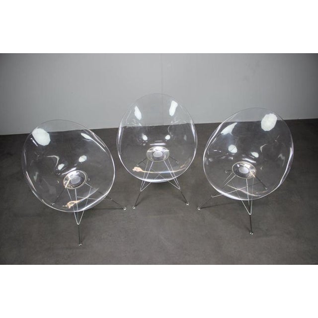 Eros Chairs by Philippe Starck for Kartell, Italy, 1999, Set of 3 For Sale - Image 3 of 18