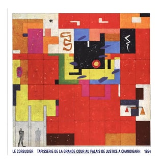 Vintage Tapestry from Le Corbusier, 1999 For Sale