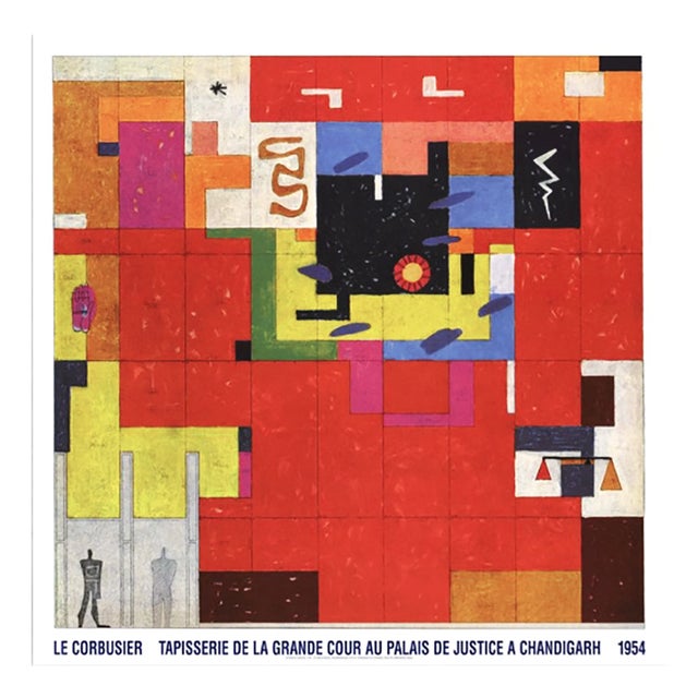 Vintage Tapestry from Le Corbusier, 1999 For Sale