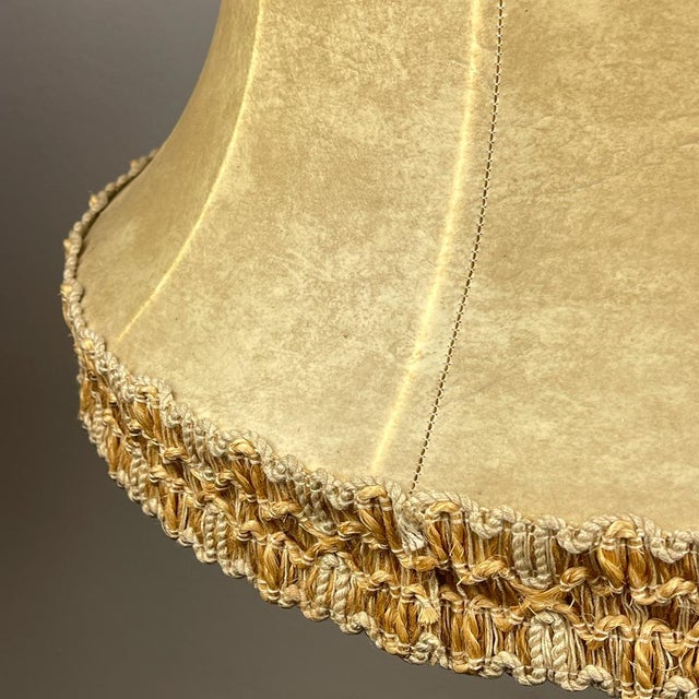 Vintage Rawhide Pendant Lamp, 1950s For Sale - Image 12 of 18