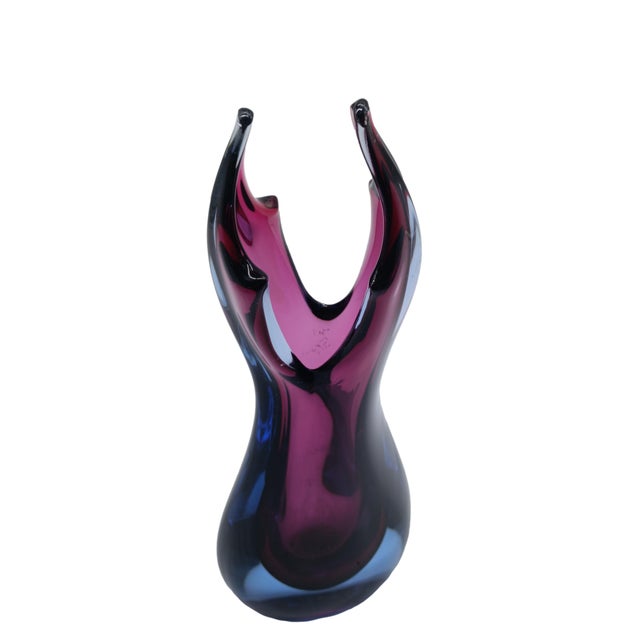 Flavio Poli Submerged Murano Glass Vase by Flavio Poli for Seguso, Italy, 1960s For Sale - Image 4 of 9