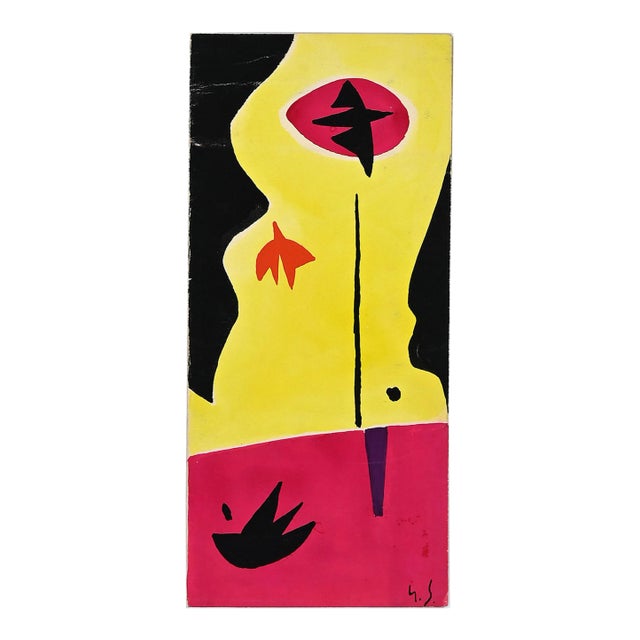 Gustave Singier - Untitled - Watercolor - Late 20th-Century For Sale