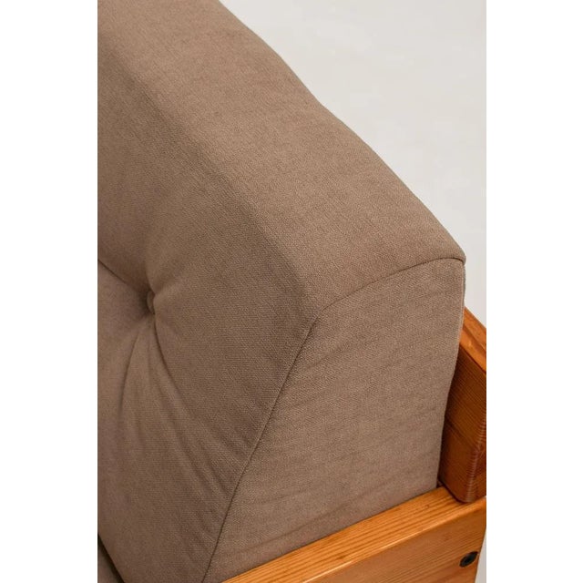 Mid-Century Modern Set of Vintage Italian Pine Lounge Chairs, 1970s For Sale - Image 3 of 11