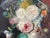 Angelo Granati, Floral Still Life with Fruit, Oil on Canvas, Framed For Sale - Image 4 of 12