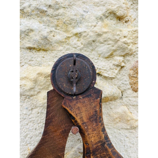Antique Walnut Carpenter Compass by E. Ducretet, 1870s For Sale - Image 14 of 18