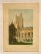 Charming vintage color embossed print of Canterbury Cathedral England. St Augustine was sent by the Pope in 597 AD to re-...