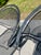 Mid 20th Century Wrought Iron Russell Woodard Pinecrest Barrel Back Mesh Pair of Chairs For Sale - Image 12 of 12