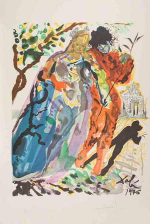 Salvador Dalí­, The Daughter of Minos, 1978, Woodcut Print