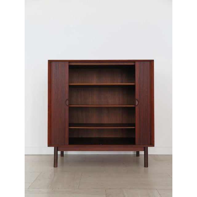 Søborg Møbelfabrik Mid-Century Modern Scandinavian Sideboard in Teak by Peter Hvidt & Orla Molgaard Nielsen for Søborg Møbelfabrik, 1960s For Sale - Image 4 of 13