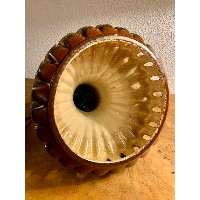 1970s Brutalist Ceiling Lamp in Porcelain, 1970s For Sale - Image 5 of 5