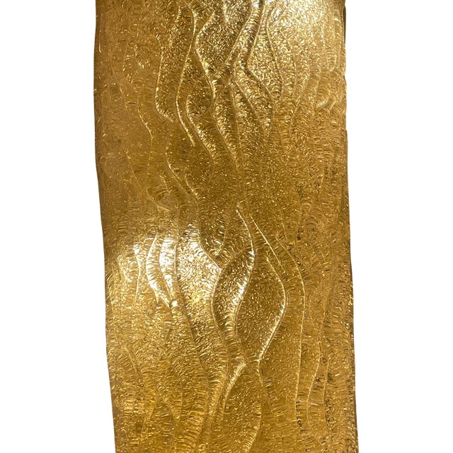 Large Golden Murano Glass Sconces, Set of 2 For Sale - Image 5 of 8