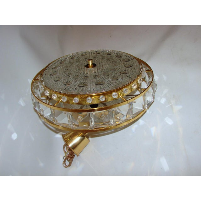 1960s Crystal Ceiling Lamp by Carl Fagerlund for Orrefors, Sweden, 1960s For Sale - Image 5 of 11