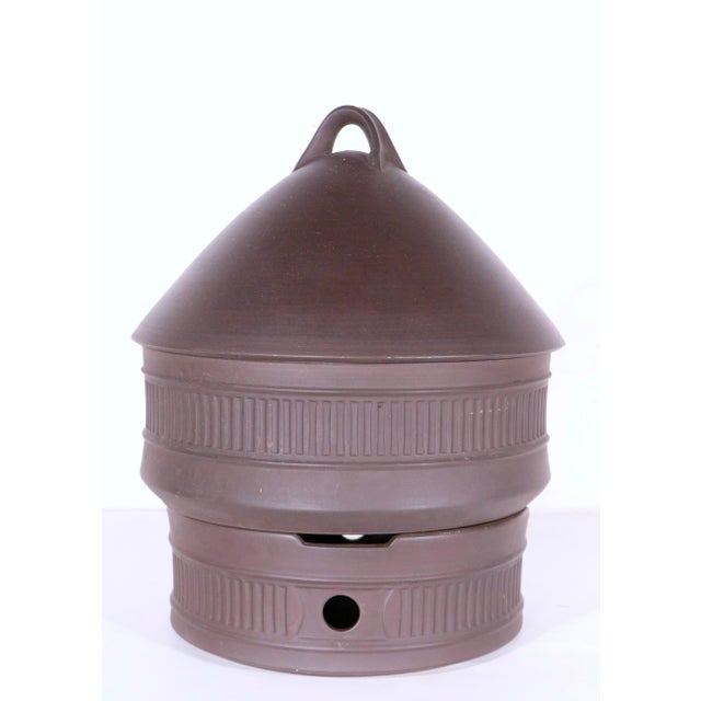 Mid 20th Century Dansk Flamestone Jens Quistgaard 2 Qt. Bee Hive Covered Casserole 3 Pc. Set For Sale - Image 9 of 9