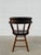 Brown Vintage Windsor Inspired Pub Style Captain’s Chair For Sale - Image 8 of 15